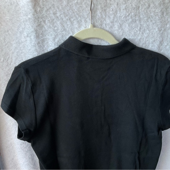 Chico’s Apparel Club Short Sleeve Tee Black; NWT; M/8 - Picture 6 of 12
